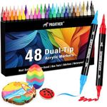 Pagather 48 Colors Acrylic Paint Ma