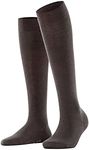 FALKE Women Softmerino Knee Length W 1 Pair, Brown (Dark Brown 5239), 8-9