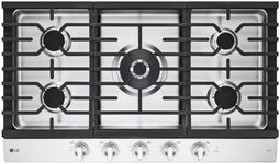 LG CBGJ3627S 36 inch Stainless Smart Gas Cooktop