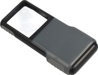 Carson 5X MiniBrite LED Lighted Slide-Out Aspheric Magnifier with Protective Sleeve - Set of 4 (PO-55MU)