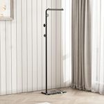 HKaikzo Metal Coat Rack Bracket Finish Stable Marble Base with High-end Hooks Freestanding Metal Tree Hats Easy to Assemble