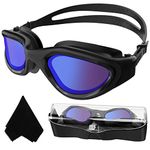 Adult Swimming Goggles,Polarized Open Water Goggles Swimming Anti Fog UV Protection No Leakage Clear Vision Easy to Adjust for Adults Men Women Teenagers