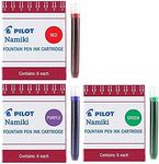 Pilot Namiki IC50 Fountain Pen Ink Cartridge Purple Green Red(69002-69003-69004)