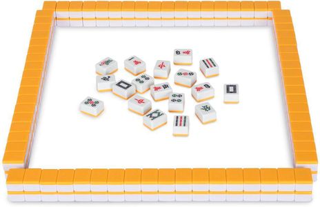 Yellow Mountain Chinese Mahjong Set – Classic Tiles & Accessories