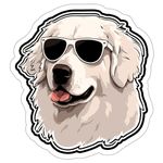 Great Pyrenees Sticker Window Weatherproof Decal Vinyl Small Waterproof Bottle Mug Passport Book Scrapbook Notebook Laptop Tumbler Skateboard Computer Phone Size 4" Gift ID44990