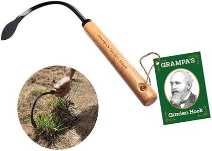 Grampa's Garden Hook - Weed Puller Tool & Gardening Hand Cultivator - Versatile Tool That Functions as a Cultivator, Hand Tiller, Weeder, & Edging Tool - Lightweight & Durable to Use