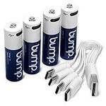 bump AA 1.5V Rechargeable Batteries