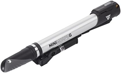 Topeak Mini Morph Floor Pump with Gauge, Silver
