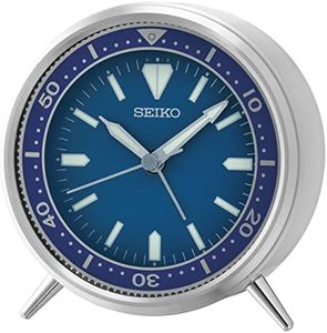 Seiko Mai T Bedroom Alarm Clock, Blue