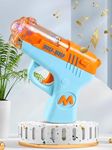 GRAPHENE Musical Colorful Toy Gun for Kids with Sound, Light and Shooting Vibration Music Pretend Play Transparent BIU BIU Mini Toy Gun for Boys and Girls(Multicolour)