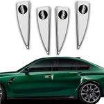 SELLERFLOR 4PCS Car Door Edge Protectors Silicone Anti-Collision Car Protector Strips for Toyo-(ta) Glanza|Urban Cruiser|Innova|FORtuner|Hilux|Camry|Hyryder|Corolla|Vellfire(White)