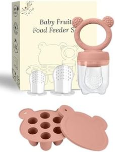 Silicone Breast Milk Popsicle Mold & Fresh Food Teether Feeder (Muted)