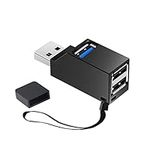 iJiZuo USB hub, Mini USB 3.0 Hub, 3 Port Hub (2 USB 2.0 + USB 3.0), Adapter High speed Expansion For PC Laptop, Desktop, XPS, Macbook, Surface Pro, USB Flash Drives, Mobile HDD