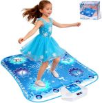 Frozen Toys Dance Mat for Girls - Electronic Dance Mat with Wireless Bluetooth for Children,Light Up LED Kids Musical Mat, Dance Floor Mat,Birthday Xmas Gifts for 3 5 7 9 10+ Year Old Girls Boys