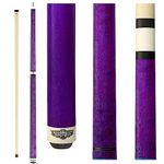 Champion Cerberus and Eros Series Heavy Hitter Jump Break Cue - 19-26 oz 3 Piece Pool Stick for Explosive Breaks and Effortless Jumps (KB-2 Purple, 21oz)