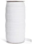 109 Yards White 1/2 Inch Elastic Ba