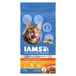 IAMS PROACTIVE HEALTH HEALTHY ENJOYMENT Adult Dry Cat Food Chicken & Salmon Recipe, 2.72kg Bag