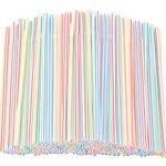 Flexible Disposable Plastic Straws for Home Parties, Bar, Beverage Shops, Home Straws for Kids and Adults, 100pcs