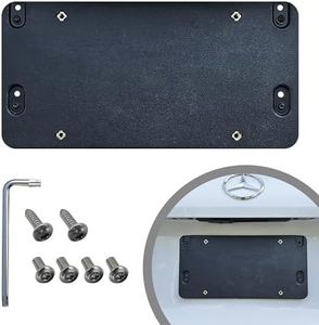 Rear Plastic License Plate Bracket Tag Holder Mount for Mercedes-Benz 2007-2023