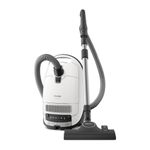 Miele Complete C3 Allergy Bagged Cylinder Vacuum Cleaner with Maximum Suction Power, Foot Controls, HEPA Filter, Universal floorhead, Lotus White