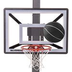 Silverback Junior Youth 33" Basketball Hoop with Lock ‘n Rock Mounting Technology Mounts to Round and Vertical Poles, Black (B8410W)