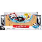 tech deck - ultimate half-pipe ramp and exclusive primitive pro model finger board, for ages 6 and up- Multi color