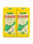 Yerba Mate Playadito Original 500gr, Pack of 2 - Argentina Loose Leaf Matte Blend With Stems and Leaves, Argentinian Tea