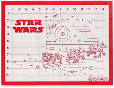 Open Road Brands Disney Star Wars Death Star Silicone Mat for Holiday Baking or Christmas Crafting - Great Gift Idea