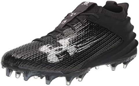 Under Armour Men's Blur Smoke 2.0 Molded Cleat, (003) Black/Black/Black, 8, US