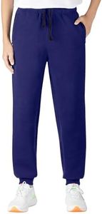 BIG ELEPHANT Boys Sweatpants with Zipper Pockets & Drawstring, Soft Kids Athletic Joggers Pants Dark Blue