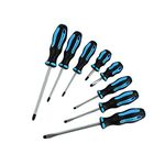 MichaelPro Screwdriver Set Magnetic Tip Phillips Screwdriver and Flat Head Screwdriver with Small Screwdriver, Electrician Screwdrivers Set, 8-Piece Screw Driver Set Kit for Mechanics, Patented Steel