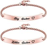 MAOFAED Big Sister Little Sister Matching Bracelet Sister Gift From Sister 2 Sisters Gift Big Lil Sis Jewelry (big lil sis brRGCA)