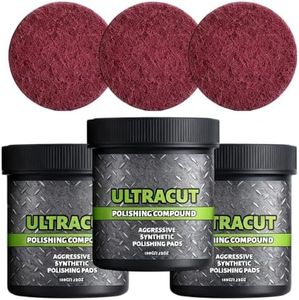 YAUNJI All-in-One Surface Restoration Polish with Pad, 2026 New Furniture Surface Polishing & Scratch Remover Compound for Leather Wood Marble Countertop Refrigerators & Cookware Ovens Sinks (3)