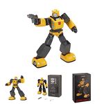 Robosen Authentic G1 Bumblebee Transformers Action Figure: Interactive, Voice-Controlled, Programmable Robot with Adaptive Movement, LED Lights, Original G1 Sounds, and Bluetooth-Enabled App Control.