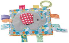 Taggies Crinkle Me Toy with Baby Paper & Squeaker, 16.5 x 16.5-Centimetres, Elephant