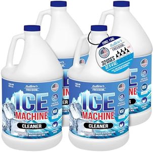 Nature's Freedom NSF Certified 4 Gallon Ice Machine Descaler - Nickel-Safe Solution for Limescale-Free Ice Making