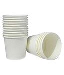 advancedestore Paper Cups Disposable (150 ml) - Pack of 100 (Designs and Colour May Vary) | White