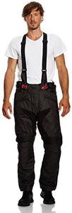 Roleff Racewear 4707 XXXL Textile Motorcycle Trouser with Removable Straps - Black