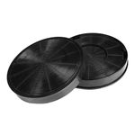 Charcoal Filter for Range Hood for GE JXCF72, WB02X24842, WB02X24841 and BOSCH 11013078, HUIF06UC MHS FILTERS (2PCS)