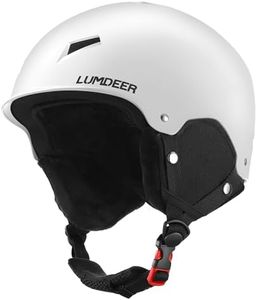 LUMDEER Ski Helmet with 2 in 1 Visor Goggles, UV Protection Snowboard Helmet, Certified Ajustable Snow Sport Helmets for Men Women Skiing, Skating, Snowboarding
