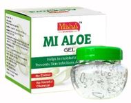 MI Aloe Pure Aloe Vera Gel Crystal Clear Transperent, without Color and Chemical for Acne, Scars, Glowing & Radiant Skin Treatment-100 GM, Pack of 2