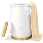 Keenray Upgraded Towel Warmer Bucket, Large Towel Warmer with 3 Heating Modes, Heat Time 30/45/60/90 Min Adjustable and Up to 24 Hour Delay Timer, Towel Heater for Oversize Bathrobes Blankets