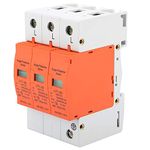 House Surge Protective, 3P 10kA-20kA 420V AC House Arrester Device Surge Protective Device for C and D Level Protection