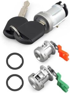 Hulyxayfave Ignition Switch Lock Cylinder & Door Lock Cylinders Fit for Ford F150 2004-2014 F250 F350 2008-2016 Expedition 2003-2010 Lincoln 2004-2011, Replace 924-717 +DL5885 X 2 +2 Keys