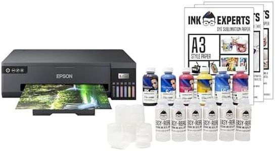 Ink Experts Dye Sublimation A3 Printer Bundle - Windows Compatible with Epson ET18100 inc. Printer and Inktec Sublinova Inks