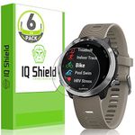 IQShield Screen Protector Compatible with Garmin Forerunner 645 (6-Pack)(Full Coverage) Anti-Bubble Clear TPU Film