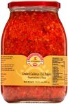 Crushed Calabrian Chili Pepper, Paste/Spread, 33.5 oz Club Pack Size, All Natural, Non-GMO, Product of Italy, Glass TuttoCalabria