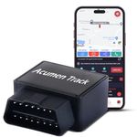 Acumen Track OBD GPS Tracker – Wireless Real-Time Tracker for Car, Voice Monitoring, Geo-Fencing, Easy Plug-in | iOS & Android App, 1-Year Warranty, Car Tracker