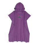 Changing Robe Hooded Poncho Towel Quick Dry Lightweight Changing Towel Extra Long in Microfibre Surf Poncho Universal Size for Men Women Adults, Suitable for Swimming Surfing and Beach (Purple)