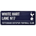 Official Football Merchandise Metallic Sign Street Sign Design for Football Stadium, 40cm x 18cm